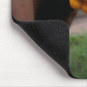 Schokolade Labrador Pit Welpe mit Ball Mousepad (Ecke)