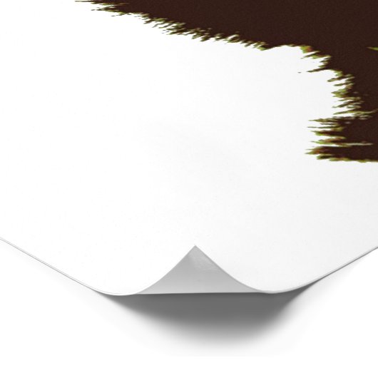 Schokolade Labrador Poster (Ecke)