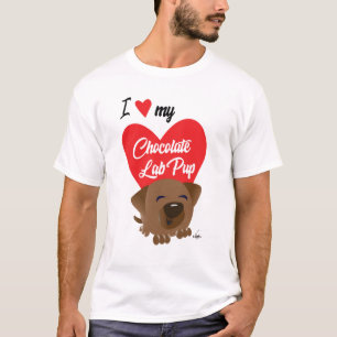 Schokolade Labrador Pup T - Shirt