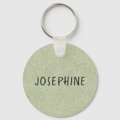 Schokolade Labrador Retriever Art Niedlicher Labra Schlüsselanhänger (Rückseite)