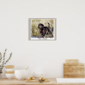 Schokolade Labrador Retriever Art Print Poster (Küche)