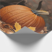 Schokolade Labrador Retriever Autumn Decoupage Geschenkpapier (Ecke)