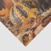 Schokolade Labrador Retriever Autumn Decoupage Seidenpapier (Detail)