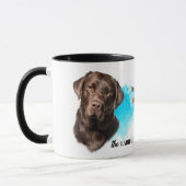 Schokolade Labrador Retriever Dog Loyal Friend Tasse (Links)