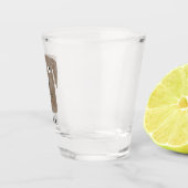 Schokolade Labrador Retriever Dog Personalisiert Schnapsglas (Rechts)