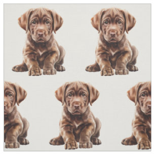 Schokolade Labrador Retriever Dog Stoff