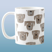 Schokolade Labrador Retriever Dog Watercolor Kaffeetasse