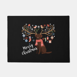 Schokolade Labrador Retriever Dog Weihnachten Fußmatte