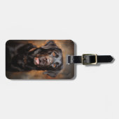 Schokolade Labrador Retriever Gepäckanhänger (Vorderseite horizontal)