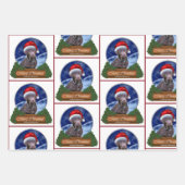 Schokolade Labrador Retriever Geschenkpapier Set (Vorderseite 2)