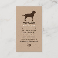 Schokolade Labrador Retriever Hunde Silhouette