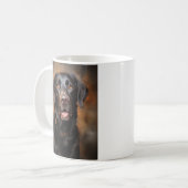 Schokolade Labrador Retriever Kaffeetasse (Vorderseite Links)