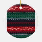 Schokolade Labrador Retriever Keramik Ornament (Hinten)