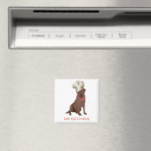 Schokolade Labrador Retriever Koch Magnet (In Situ (Geschirrspüler))