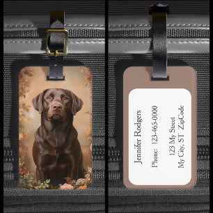 Schokolade Labrador Retriever Labrador Gepäckanhänger
