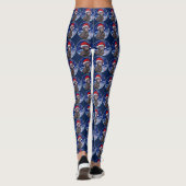 Schokolade Labrador Retriever Leggings (Rückseite)