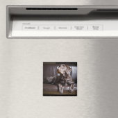 Schokolade Labrador Retriever Magnet (In Situ (Geschirrspüler))