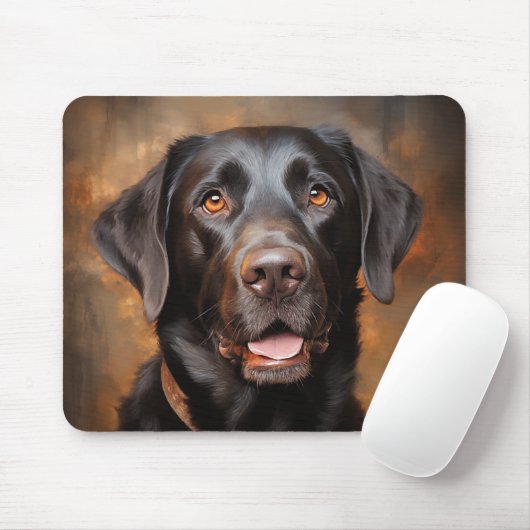 Schokolade Labrador Retriever Mousepad (Mit Mouse)