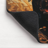 Schokolade Labrador Retriever Mousepad (Ecke)