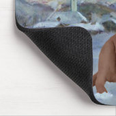 Schokolade Labrador Retriever Mousepad (Ecke)