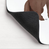 Schokolade Labrador Retriever Party Mousepad (Ecke)
