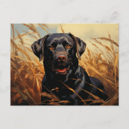 Schokolade Labrador Retriever Postkarte