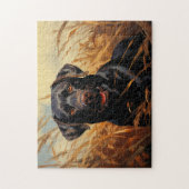 Schokolade Labrador Retriever Puzzle (Vertikal)