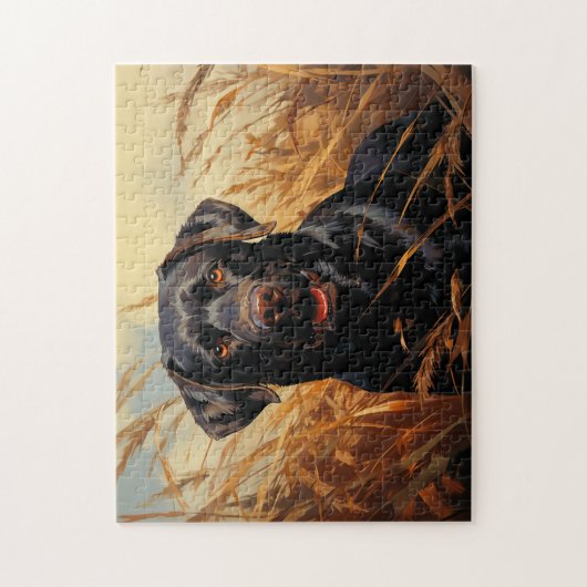 Schokolade Labrador Retriever Puzzle (Vertikal)