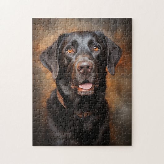 Schokolade Labrador Retriever Puzzle (Vertikal)