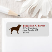 Schokolade Labrador Retriever Silhouette Brown Lab (Insitu)