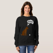 Schokolade Labrador Retriever T Labrador Dog Sweatshirt (Vorne ganz)