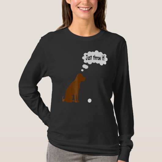 Schokolade Labrador Retriever T Labrador Dog T-Shirt (Vorderseite)