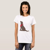 Schokolade Labrador retriever T-Shirt (Vorne ganz)