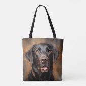 Schokolade Labrador Retriever Tasche (Rückseite)