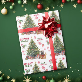 Schokolade Labrador Retriever under the Tree Geschenkpapier