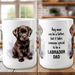 Schokolade Labrador Retriever Vater Sweet Puppy Kaffeetasse