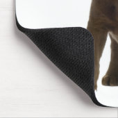 Schokolade Labrador Retriever Welpe Hund Mousepad (Ecke)