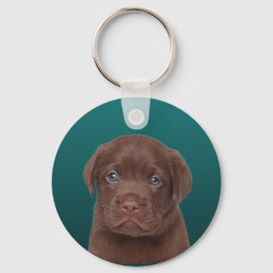Schokolade Labrador Schlüsselanhänger