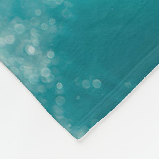 Schokolade Labrador Schwimmen unter Wasser Fleecedecke (Ecke)