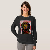 Schokolade Labrador Scoop T-Shirt (Vorne ganz)