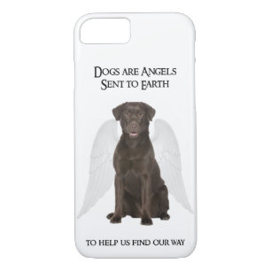 Schokolade Labrador sind Engel Smartphone Case
