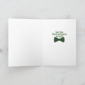 Schokolade Labrador St. Patrick's Day Card Karte (Innenseite)