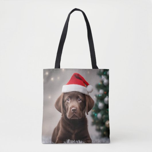 Schokolade Labrador Tasche (Vorderseite)