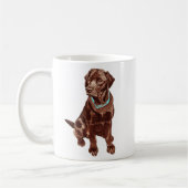 Schokolade Labrador Tasse (Links)