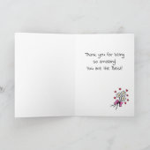 Schokolade Labrador und Muttertag des Strumpfs Karte (Innenseite)