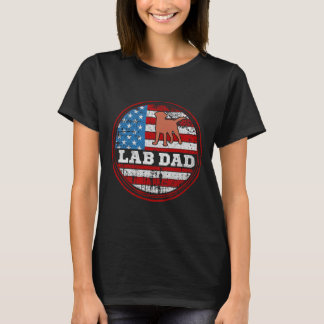 Schokolade Labrador Vater Labrador Retriever Match T-Shirt