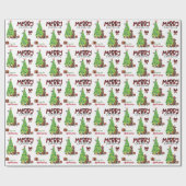 Schokolade Labrador, Vogel und Weihnachtsbaum Geschenkpapier (Flach)