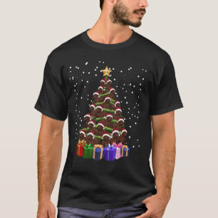Schokolade Labrador Weihnachtsbaum Funny Xmas Matc T-Shirt