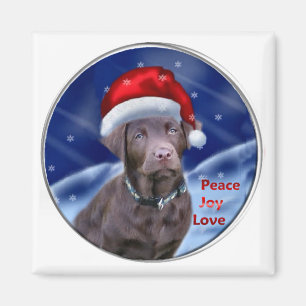 Schokolade Labrador Weihnachtsgeschenke Magnet