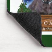 Schokolade Labrador Weihnachtsgeschenke Mousepad (Ecke)
